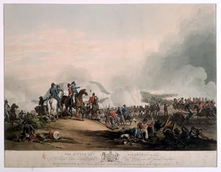 Schlacht von Salamanca, 22. Juli 1812, graviert von G. Lewis, veröffentlicht in London, 1813